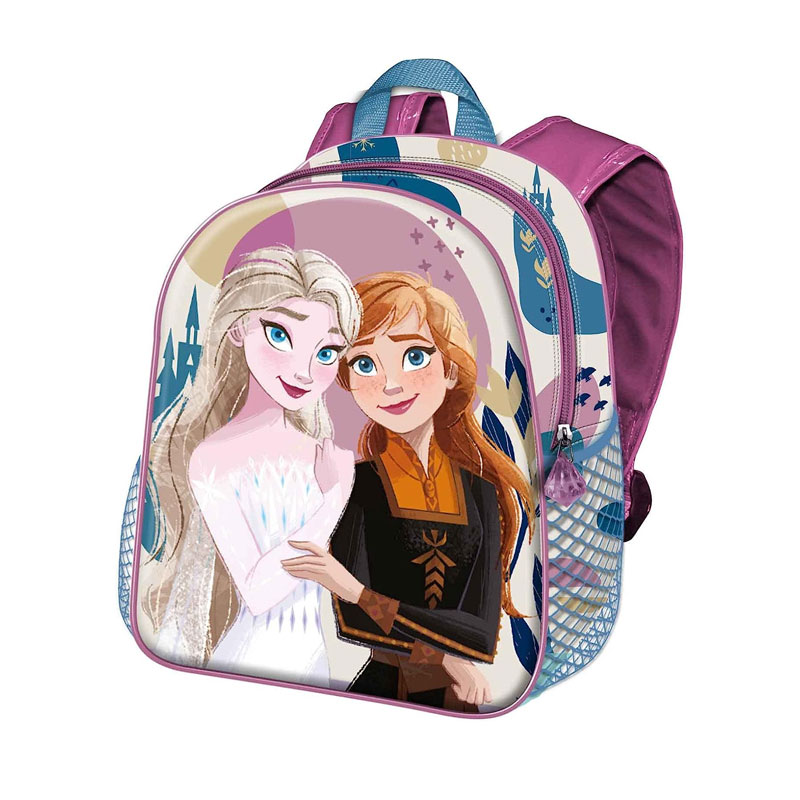 Mochila 3D Ana y Elsa Frozen 31cm