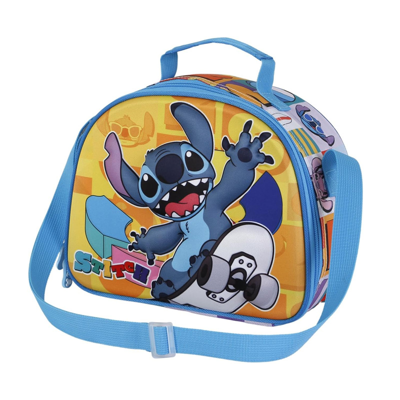 Bolsa portamerienda 3D Stitch Disney Skater