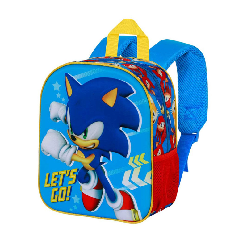 Mochila 3D 31cm Sonic The Hedgehog
