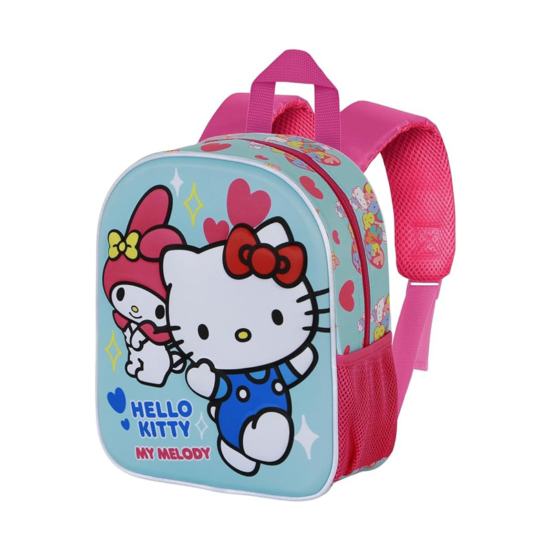 Mochila 3D My Melody Hello Kitty 31cm