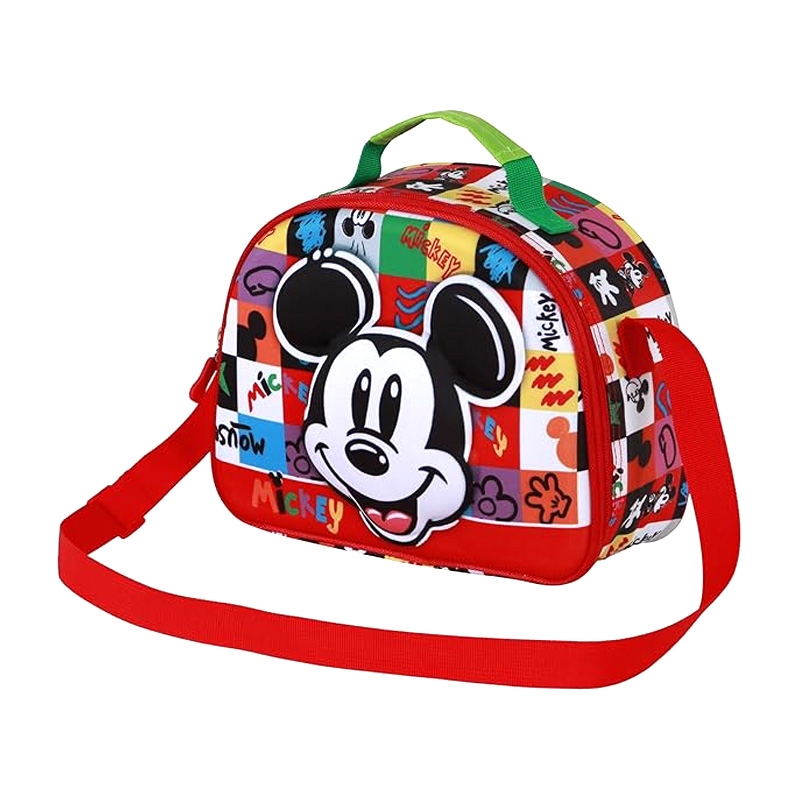 Bolsa portamerienda 3D Mickey Mouse