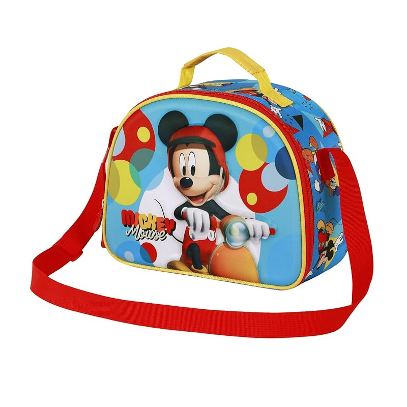 Bolsa portamerienda 3D Mickey Mouse Scooter