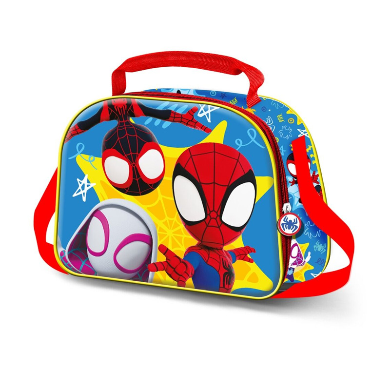 Bolsa portamerienda 3D Spidey and Amazing Friends