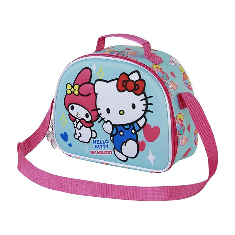 Bolsa portamerienda 3D My Melody Hello Kitty