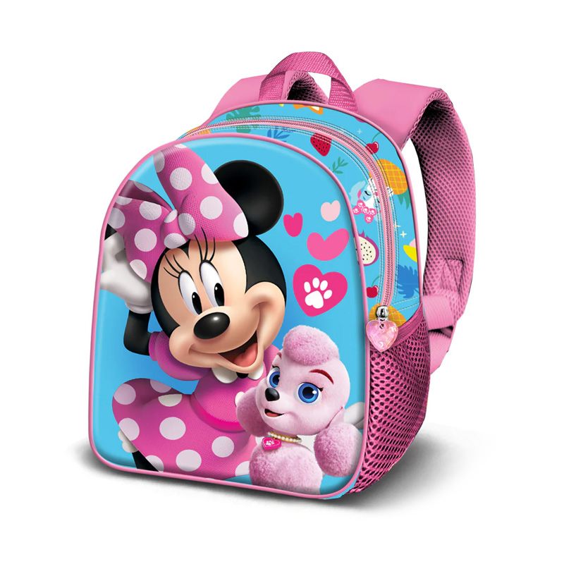 Mochila 3D 31cm Minnie & Puppy