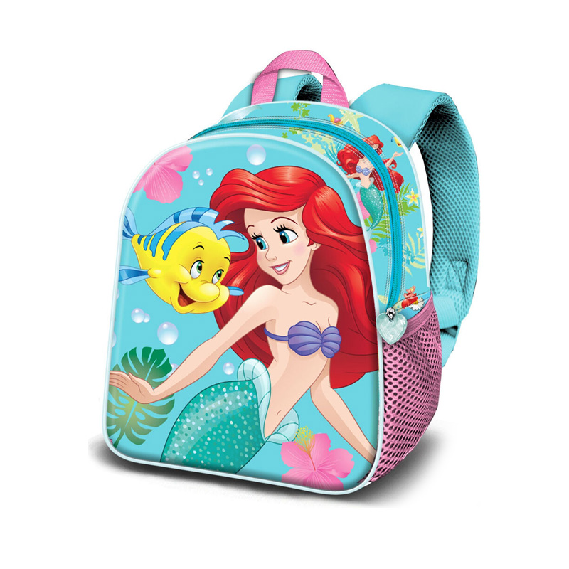 Mochila 3D 31cm Ariel La Sirenita
