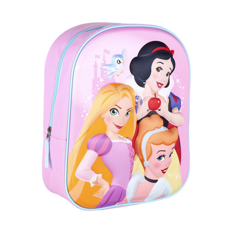 Mochila 3D 33cm Princesas