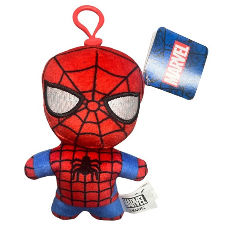 Peluche llavero Spiderman con clip Marvel