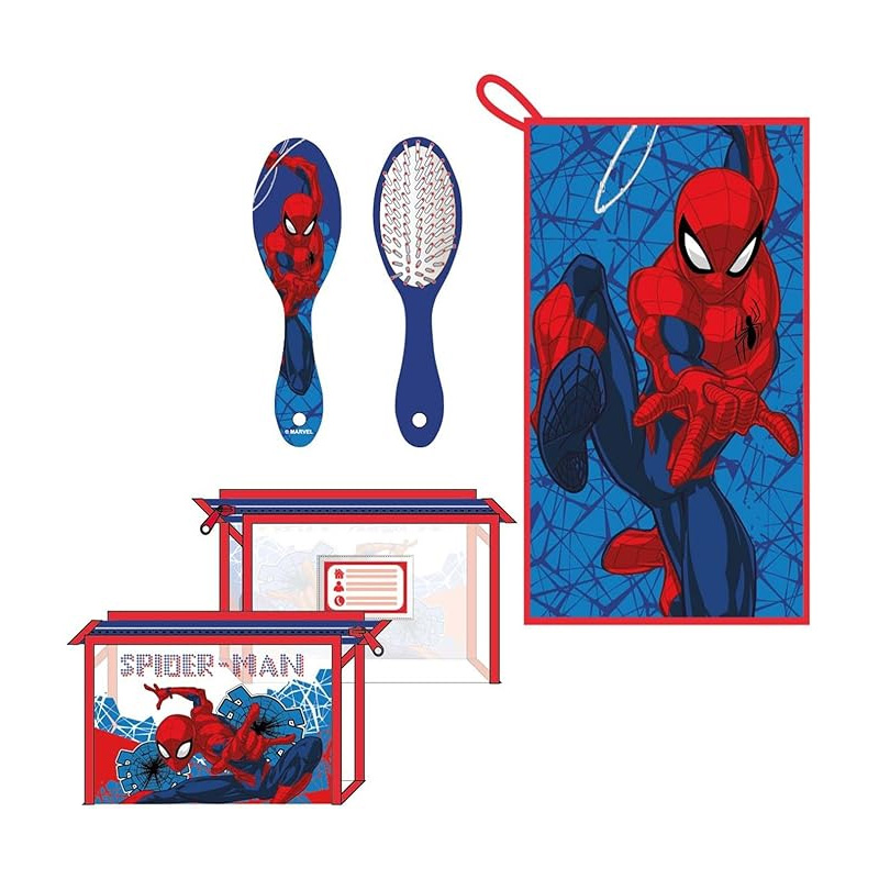 Set de viaje 3 piezas Spiderman Marvel