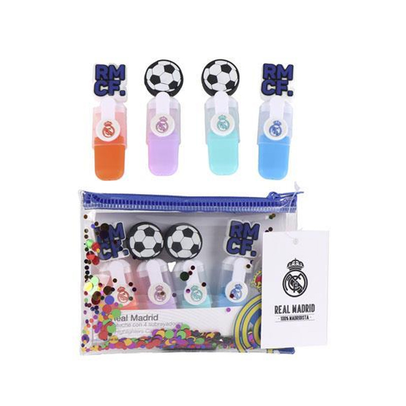 Set 4 marcadores Real Madrid FC