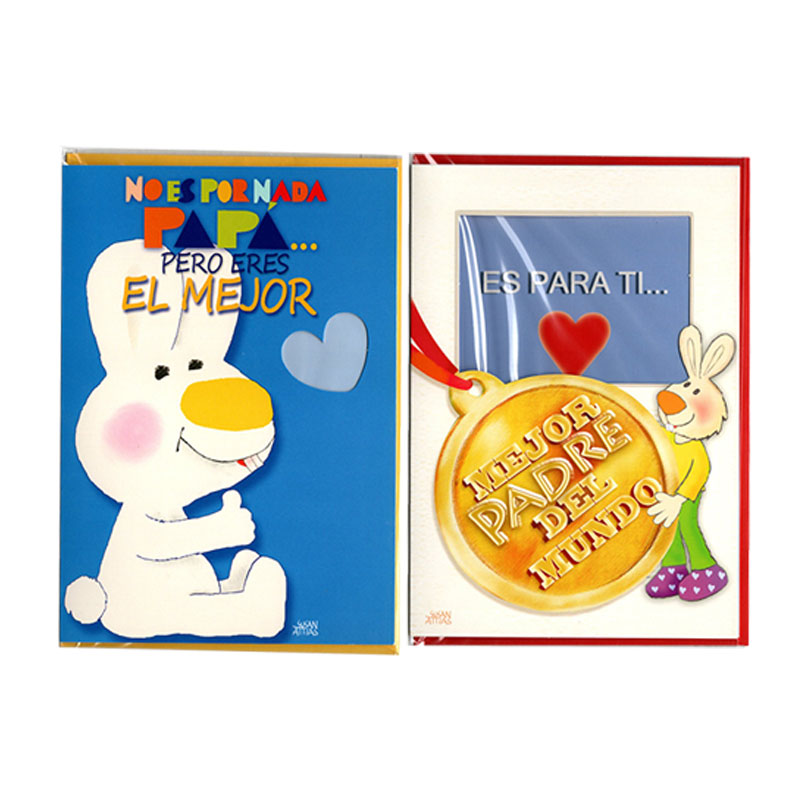 Distribuidor mayorista de Tarjetas c/sobre Día del Padre