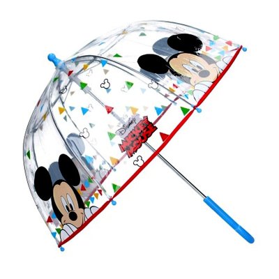 Paraguas cúpula transparente manual infantil Mickey 批发
