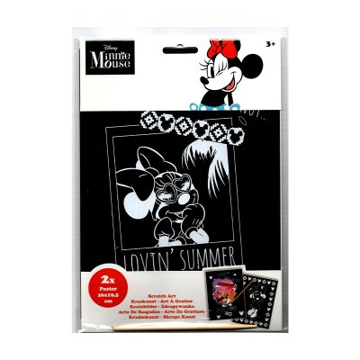 Set de rascar Minnie Mouse Scratch Art