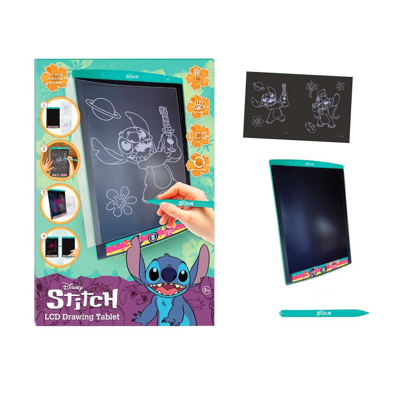 Tableta de dibujo LCD Stitch Disney 11"