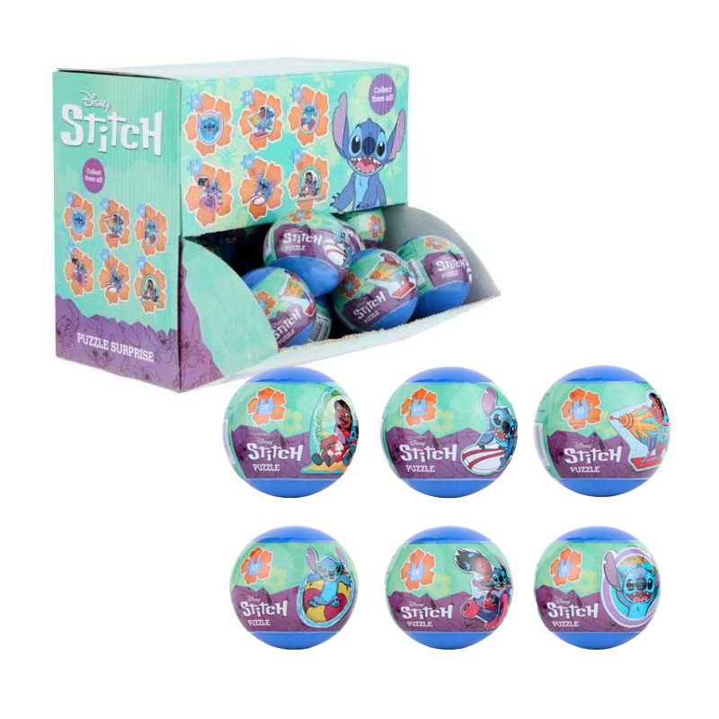 Distribuidor mayorista de Expositor 24 bolas sorpresa puzzle ball Stitch Disney