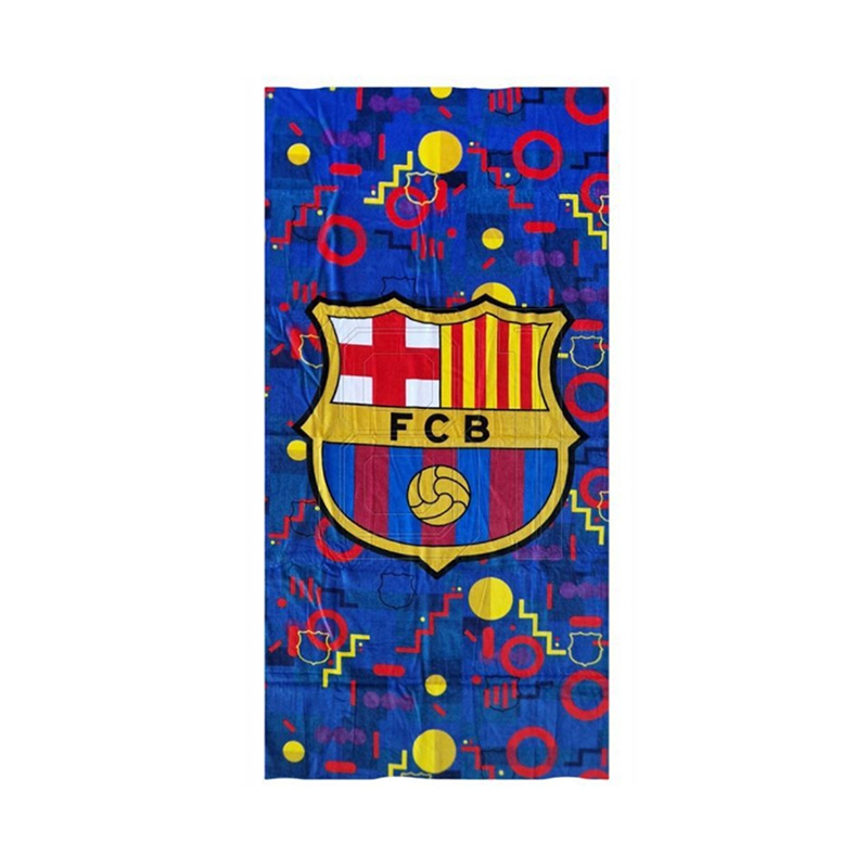 Toalla microfibra c/escudo FC Barcelona 70x140cm