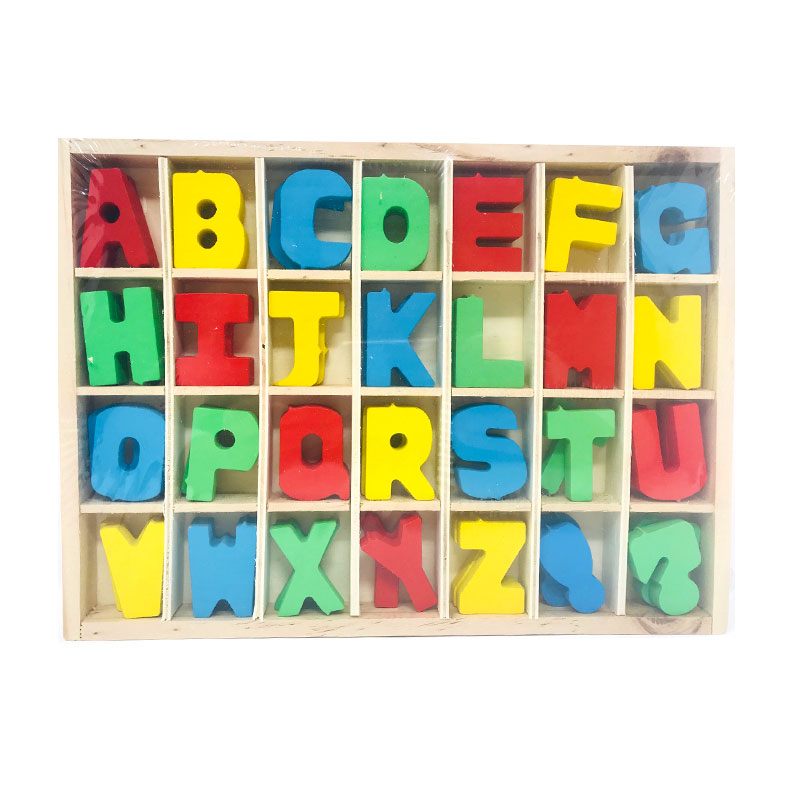 Distribuidor mayorista de Juego Abecedario madera 56pzs