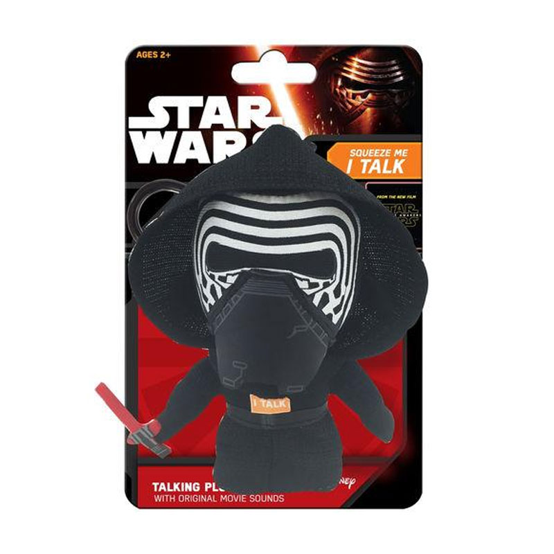 Distribuidor mayorista de Llavero peluche con sonido Kylo Ren Star Wars Episodio VII 11cm