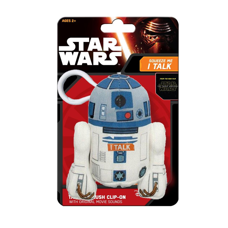 Distribuidor mayorista de Llavero peluche con sonido R2-D2 Star Wars Episodio VII 11cm