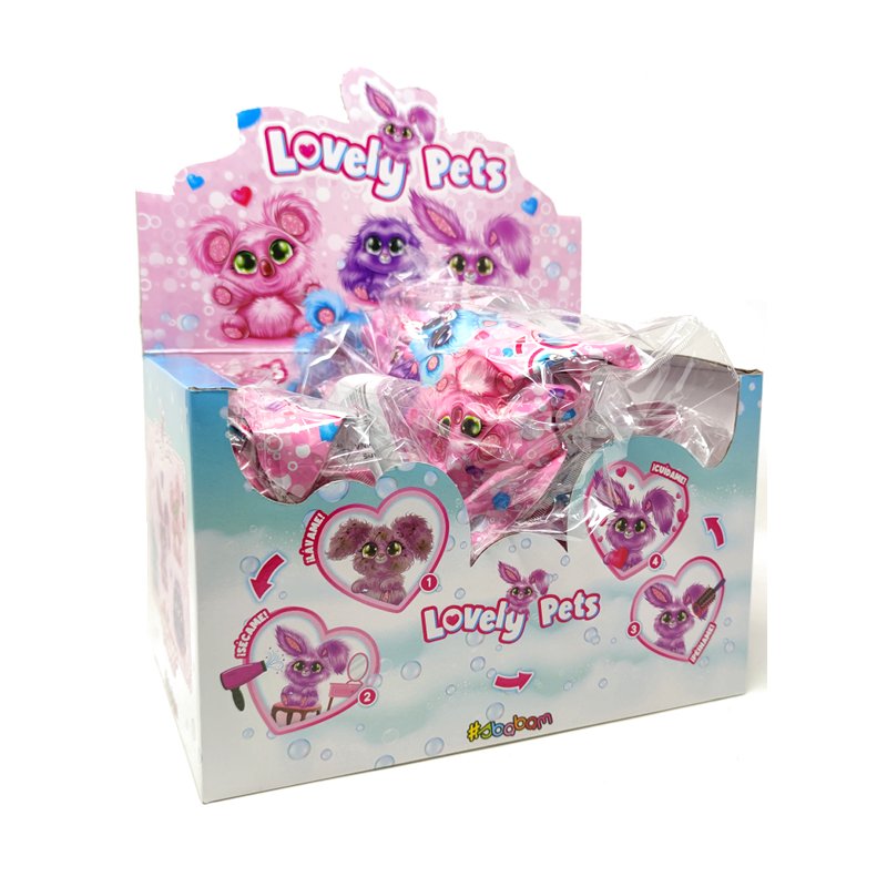 Expositor peluches Lovely Pets en Flowpack 批发