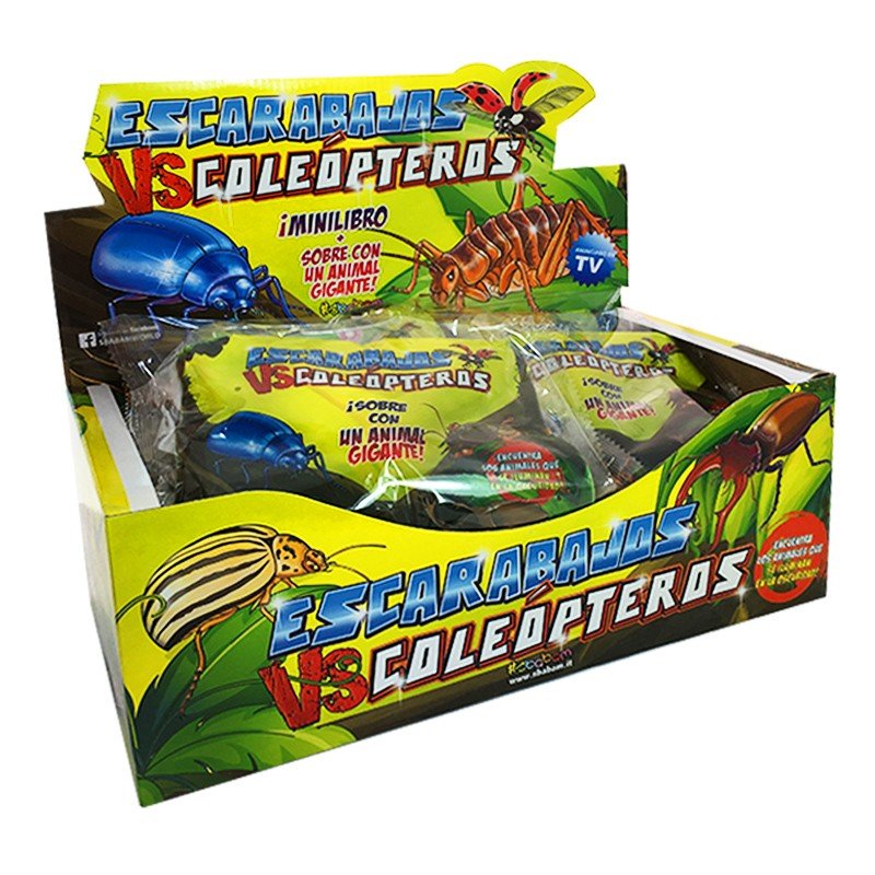 Distribuidor mayorista de Sobres Escarabajos vs Coleopteros Edición Gigante