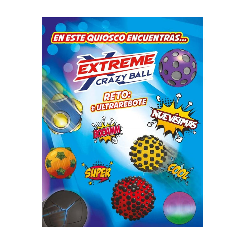 Expositor Extreme Crazy Ball Ultra Rebote 批发