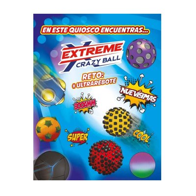 Distribuidor mayorista de Expositor Extreme Crazy Ball Ultra Rebote