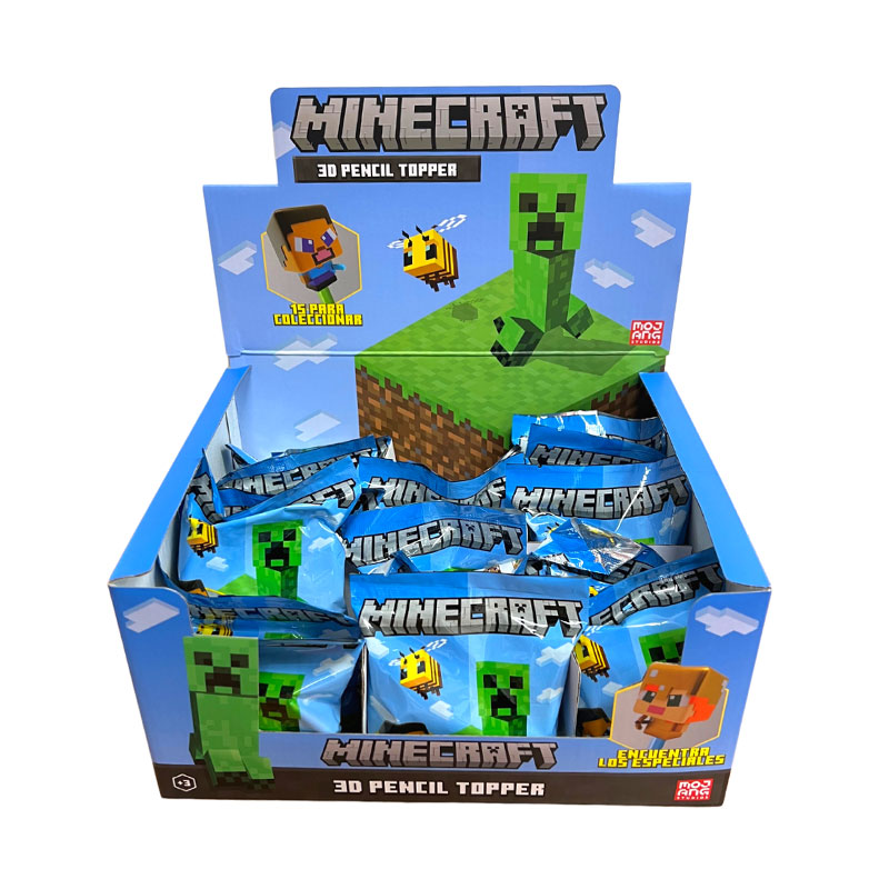 Wholesaler of Expositor 3D Pencil Topper Minecraft
