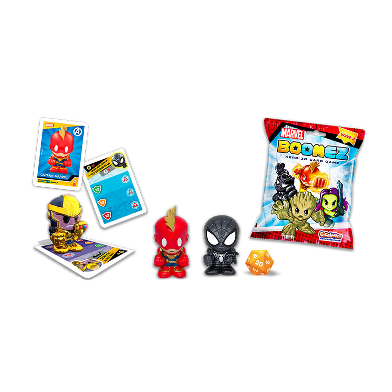 Distribuidor mayorista de Sobres Boomez Marvel 3D wave 2 (versión italiana)