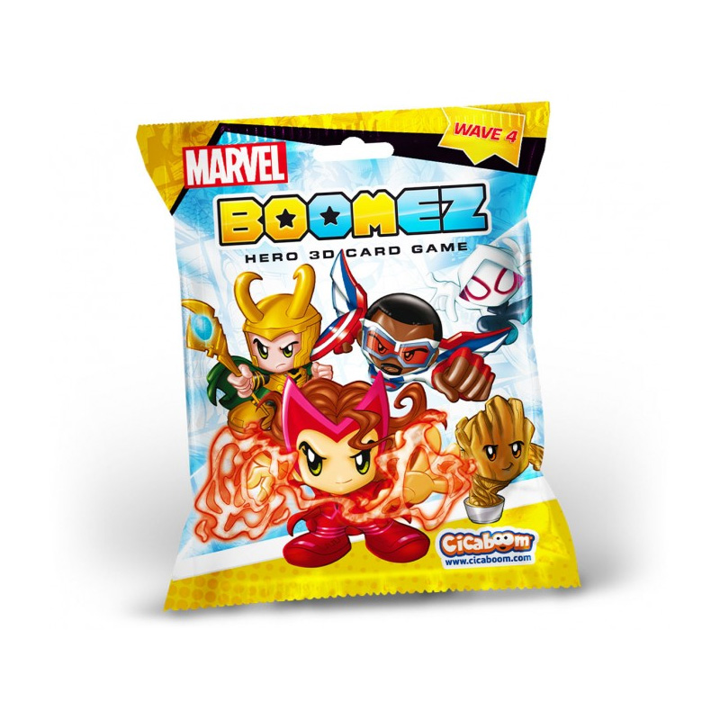 Wholesaler of Sobres Boomez Marvel 3D wave 4