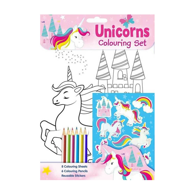 Distribuidor mayorista de Set de dibujo c/pegatinas Unicornios