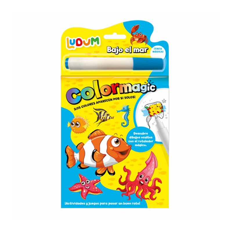 Libro de actividades Colormagic Bajo el mar