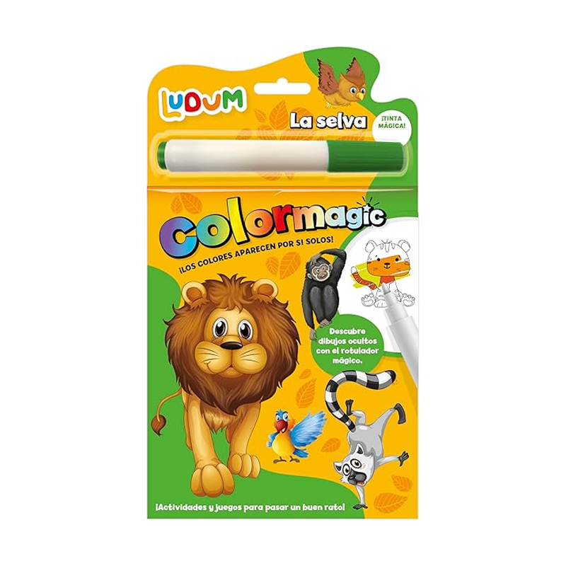 Libro de actividades Colormagic La Selva