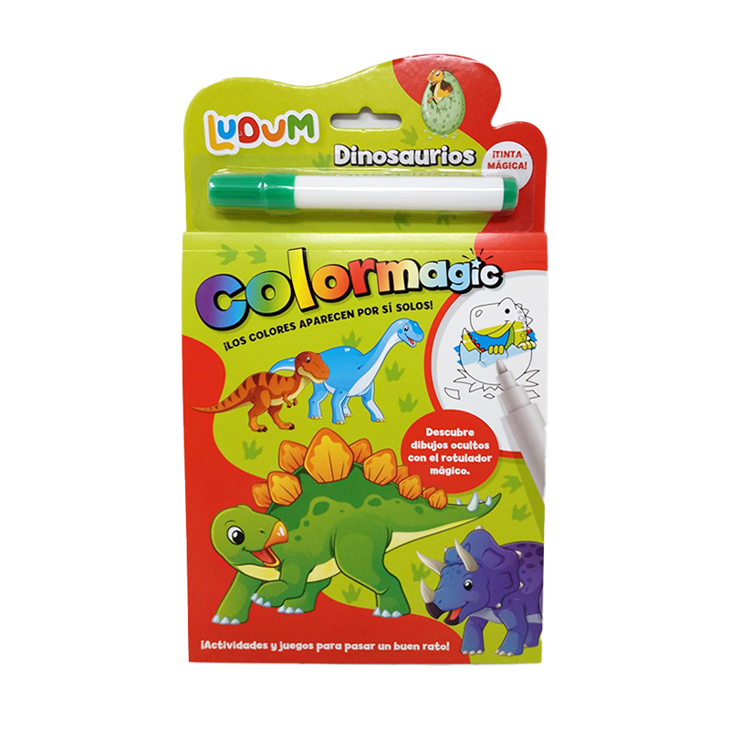 Libro de actividades Colormagic Dinosaurios