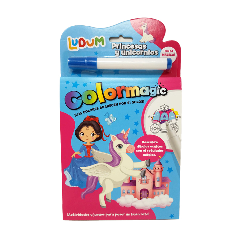 Libro de actividades Colormagic Princesas y Unicornios