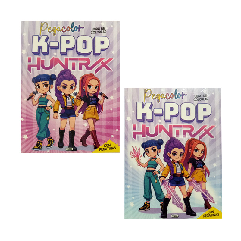 Libros Pegacolor Kpop Huntrix