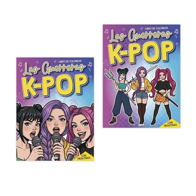 Libros Colorea Kpop Fighters