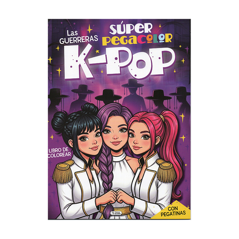Libros Súper Pegacolor La Guerreras Kpop Huntrix