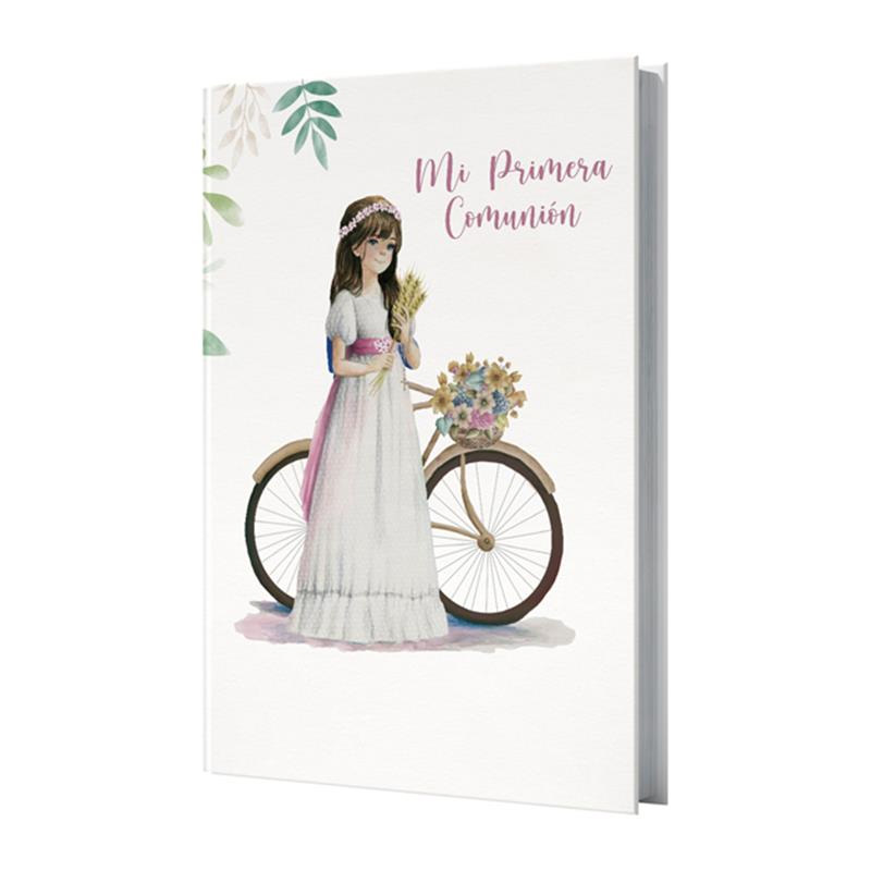 Libro Mi Primera Comunión - niña bicicleta 批发