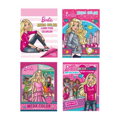 Libros Megacolor Barbie 21x28cm