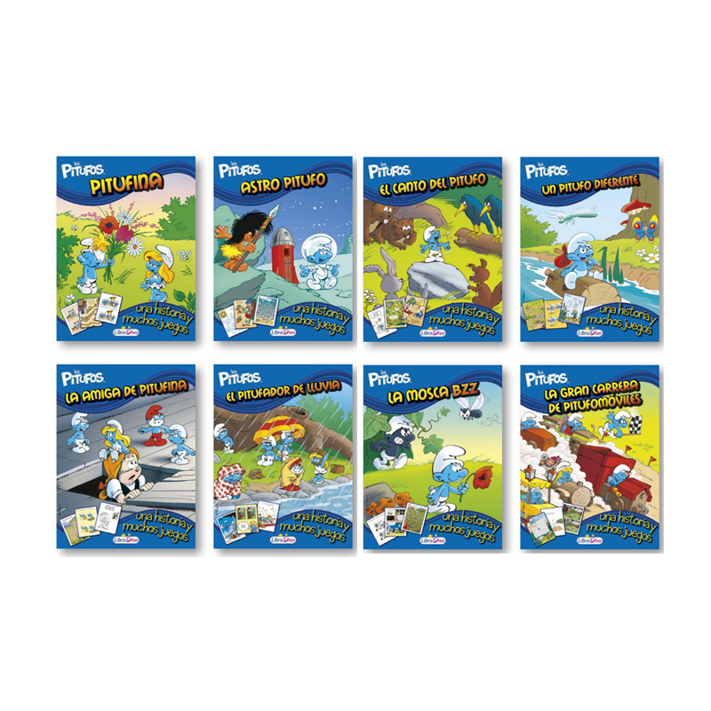 Distribuidor mayorista de Libros Juego y leo Los Pitufos