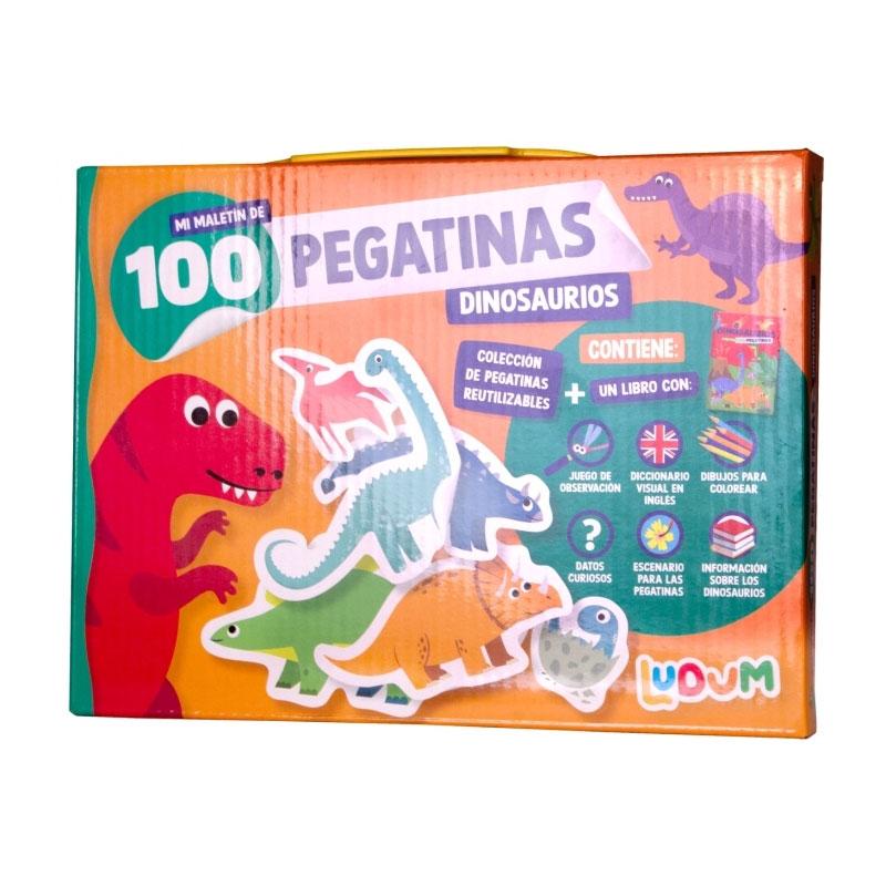 Maletín 100 pegatinas y libro Dinosaurios 批发