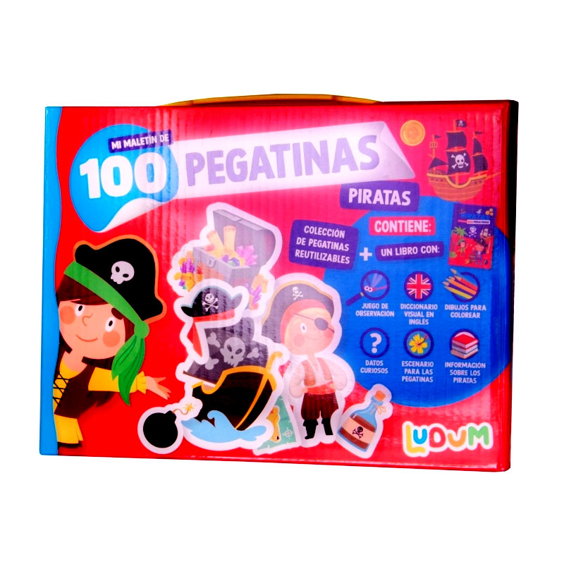 Maletín 100 pegatinas y libro Piratas 批发