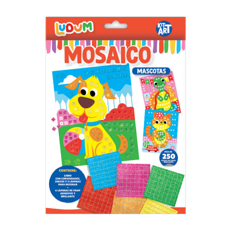 Kit Art Mosaico mascotas Ludum