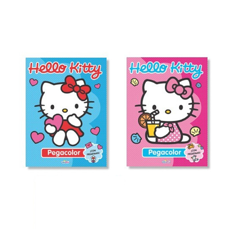 Libros Pegacolor Hello Kitty