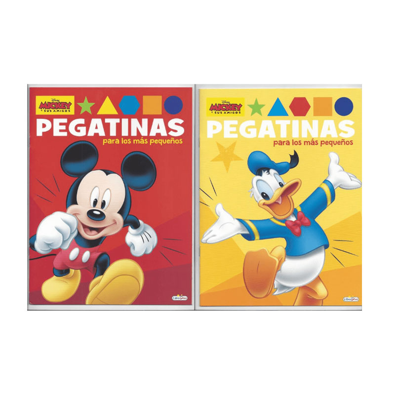 Libros c/pegatinas Mickey y sus amigos