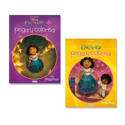 Libros Pega y colores Encanto Disney