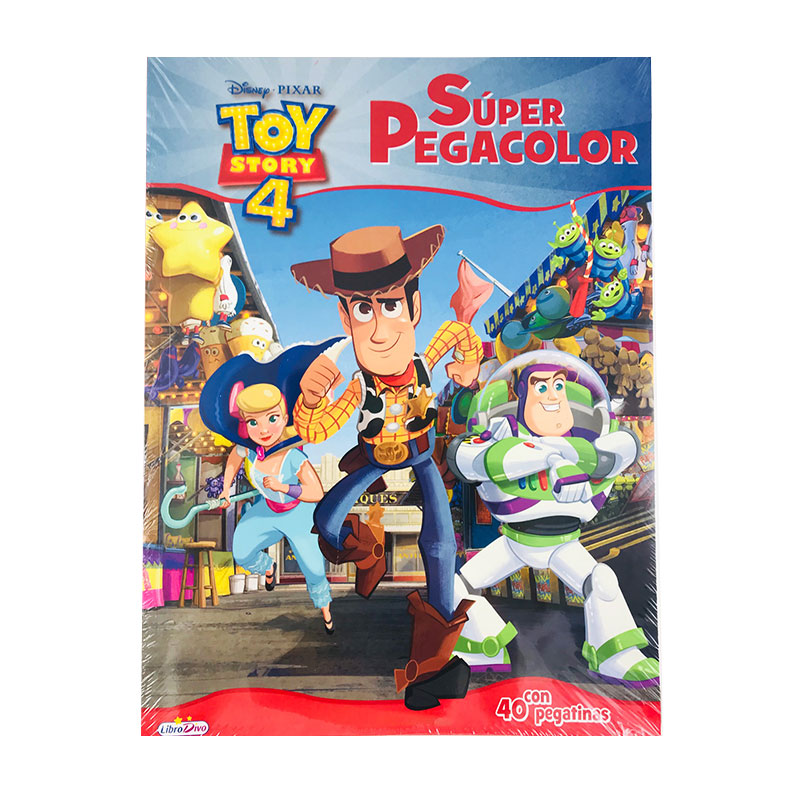 Libro Super Color c/pegatinas Toy Story 4 21x28cm 批发