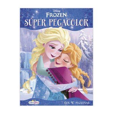 Libro Super Pegacolor Frozen Disney