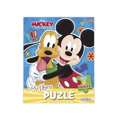 Libro Puzzle Mickey Mouse y sus amigos
